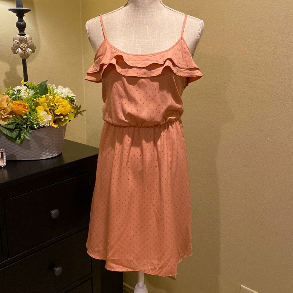 LC Lauren Conrad Ruffle Front Dress